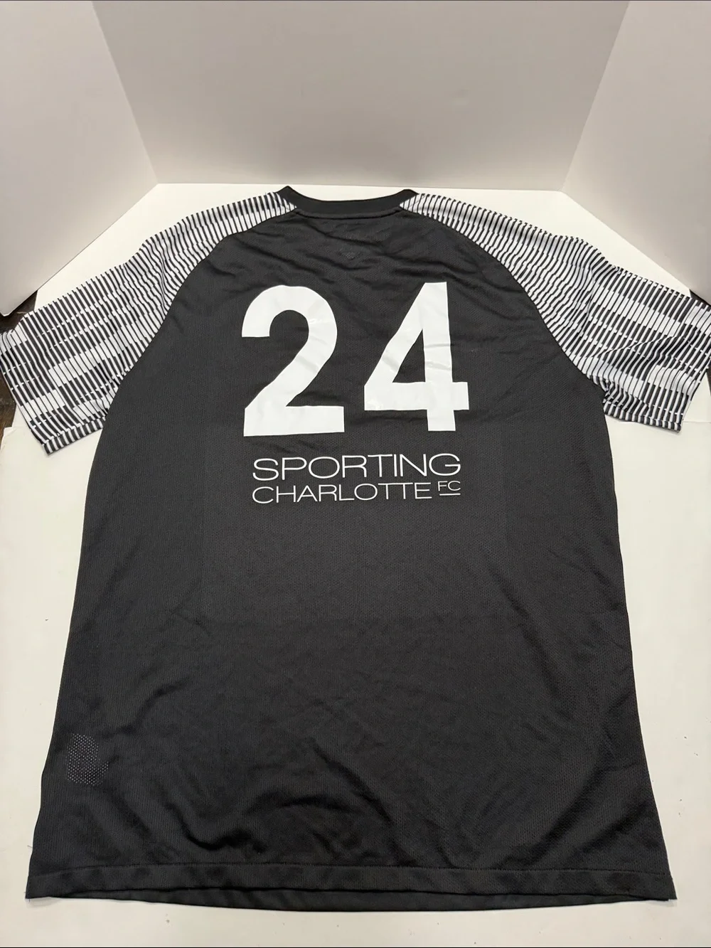 Nike NPLeagues charlotte Football club Men’s Black Soccer Jersey